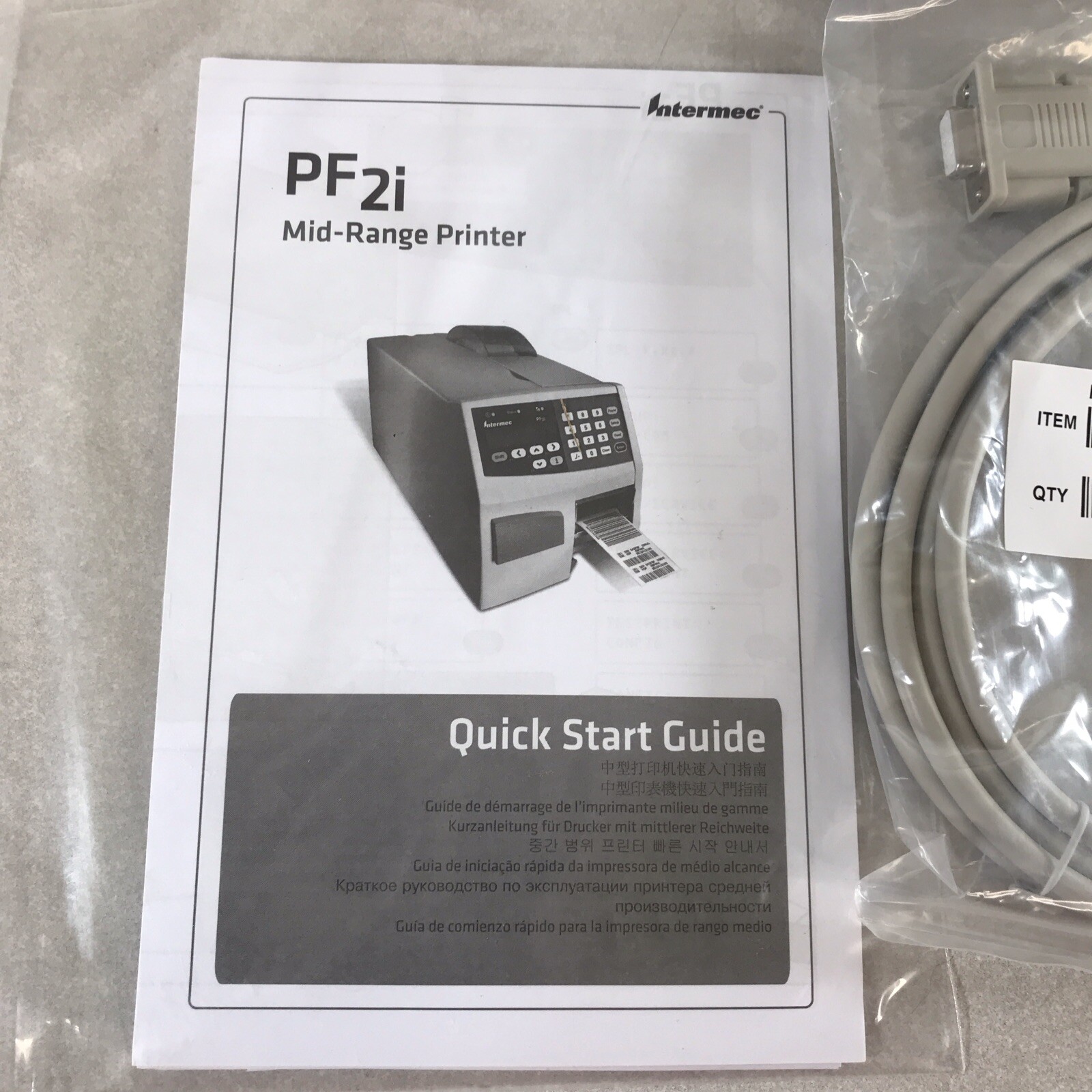 Intermec PTR, PF2i, LG, NONW, 32+16, HGR, TT203 *New/Open Box*
