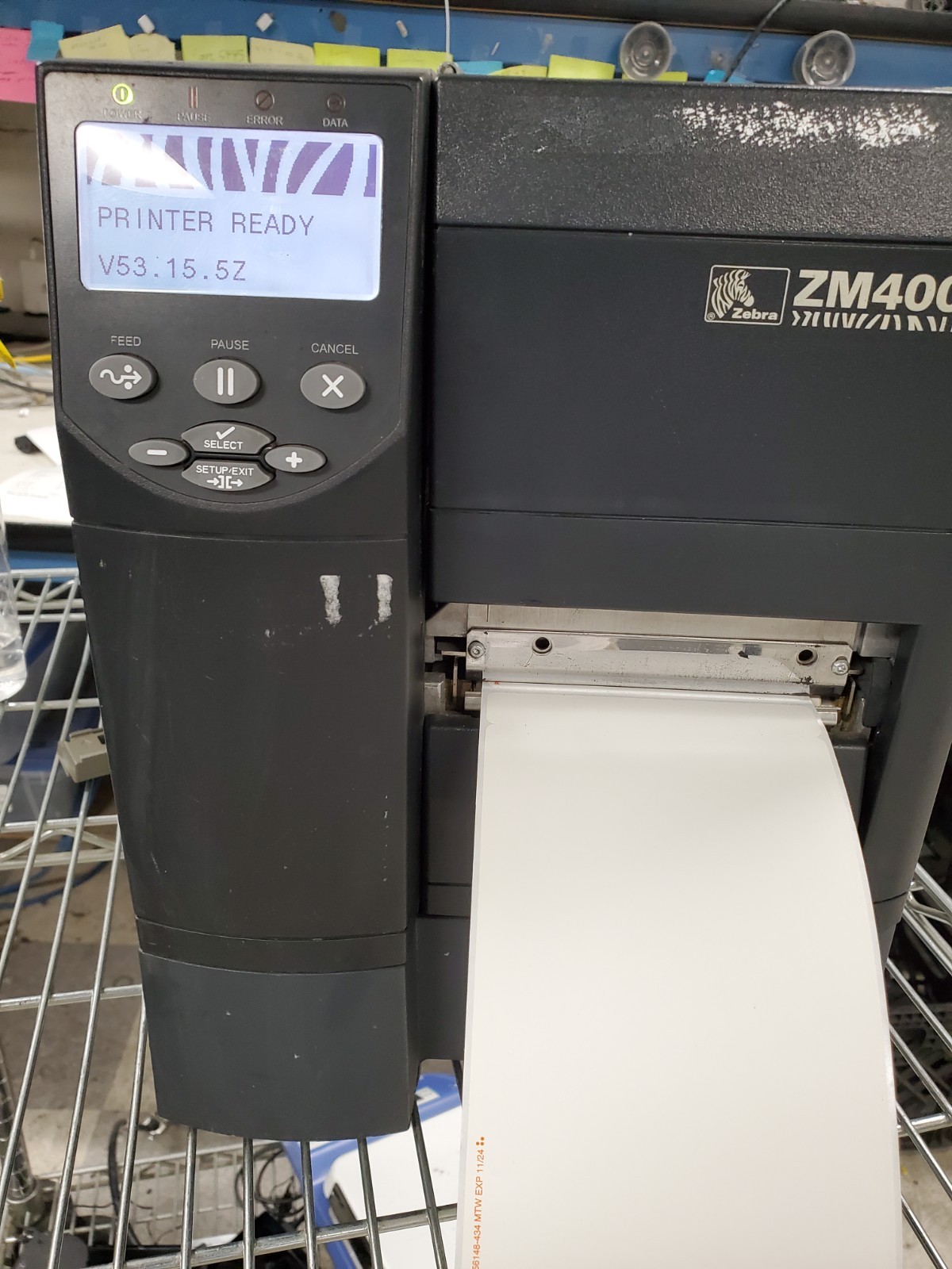 Zebra ZM400 Thermal Label Printer ZM400-2001-0100T | OO252*