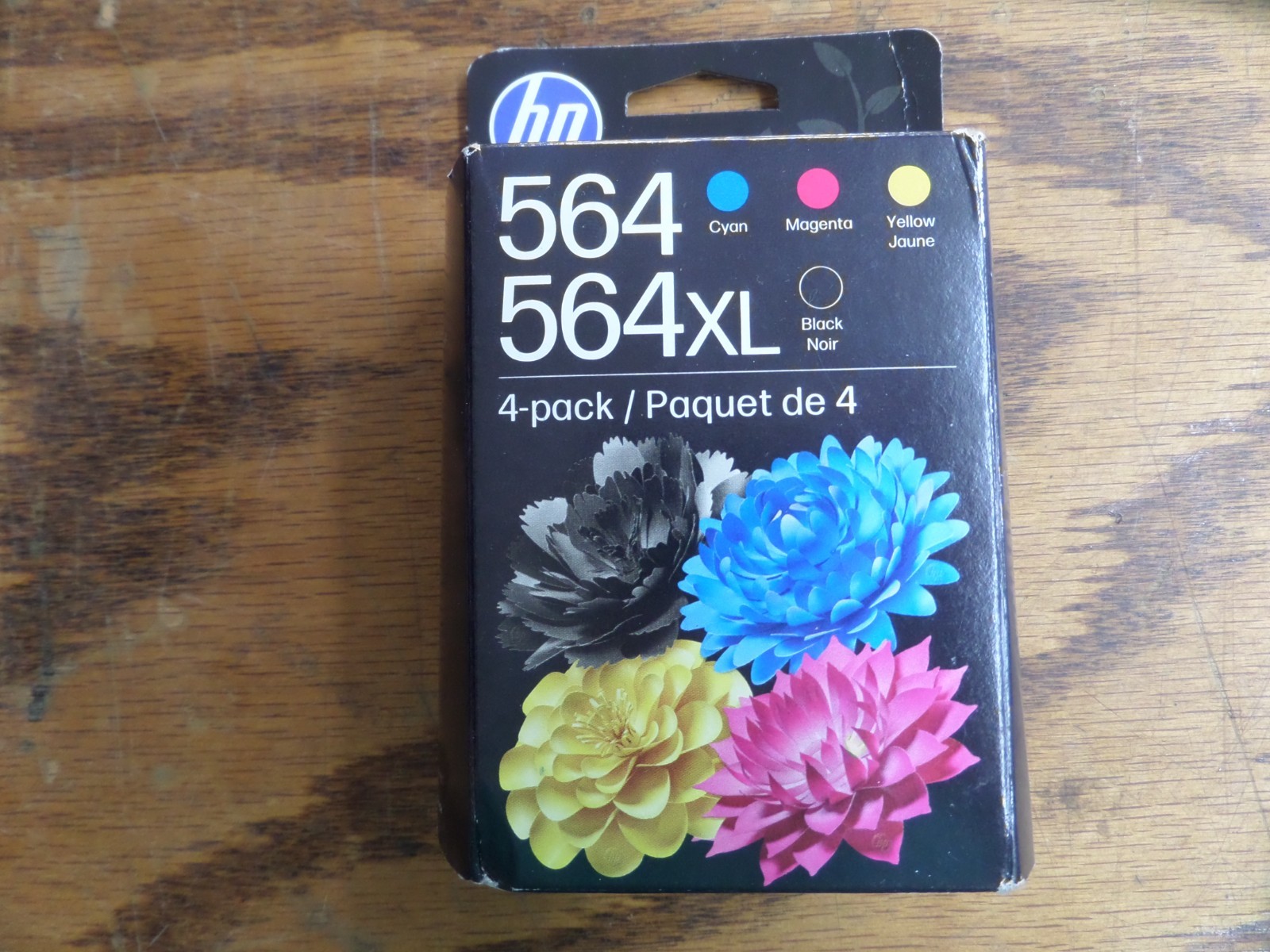 HP 564Xl Black & 564 Color Standard Ink Cartridges EXP. May 2027