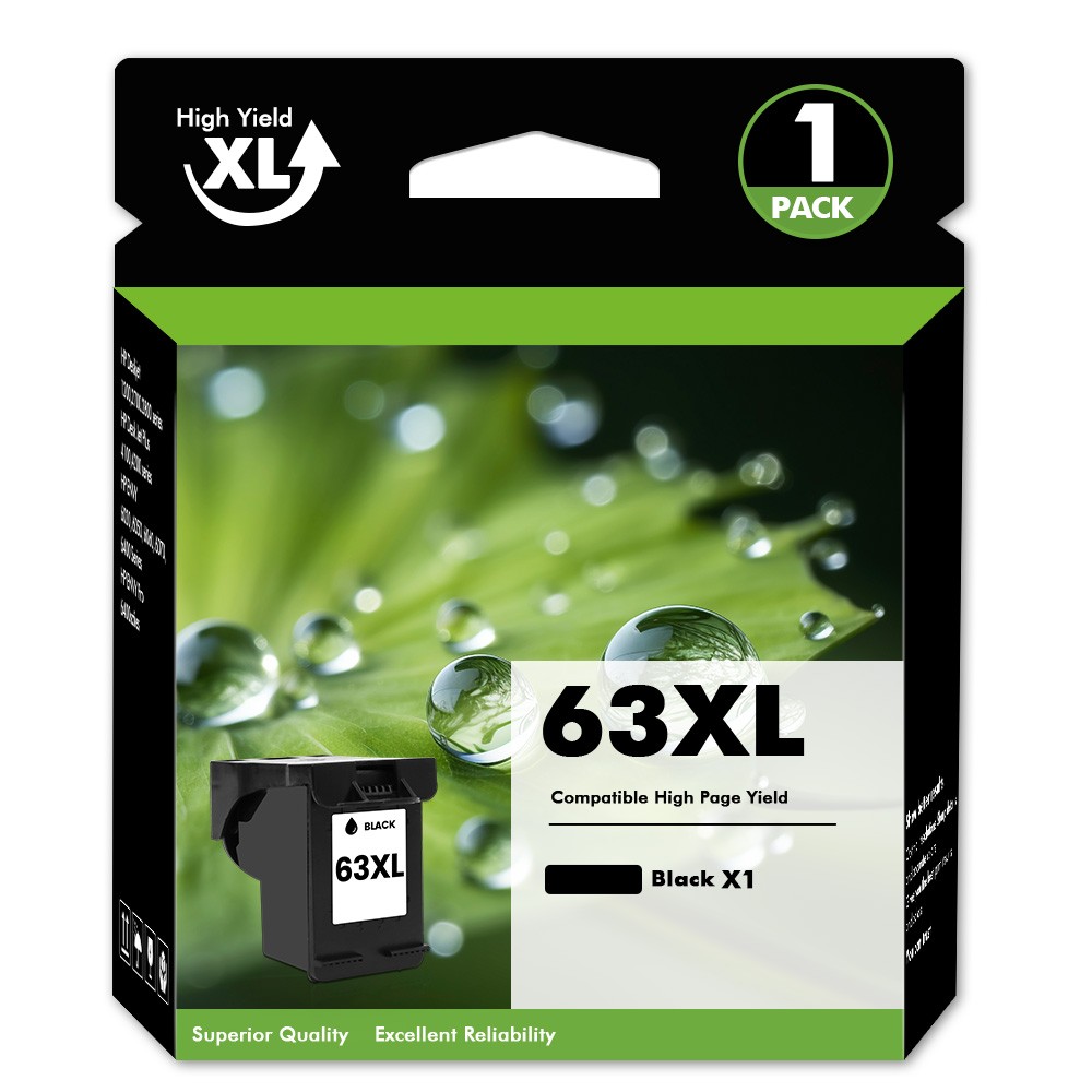 63XL Ink Cartridge for HP 63XL OfficeJet 3830 4650 4655 5255 ENVY 4512 4516 4520