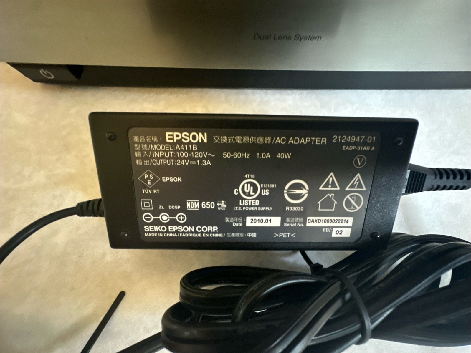 Epson Perfection V800 Photo Color Scanner w/ AC Adapter & Accessories
