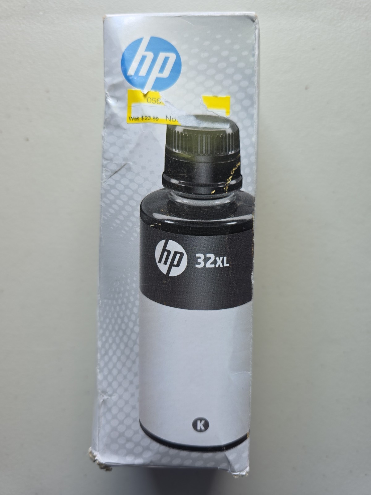 HP 32XL 135-ml Blk Original Ink Bottle, ~6,000 pages, 1VV24AN New Exp 3/26