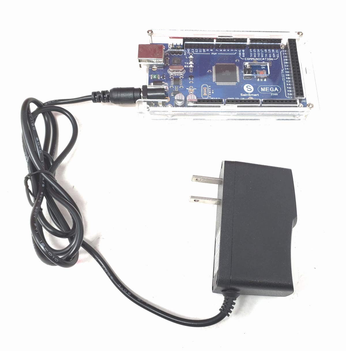 9VDC 1A Arduino Compatible Power Supply 2.91 in x 1.57 x 1.06 in, Black