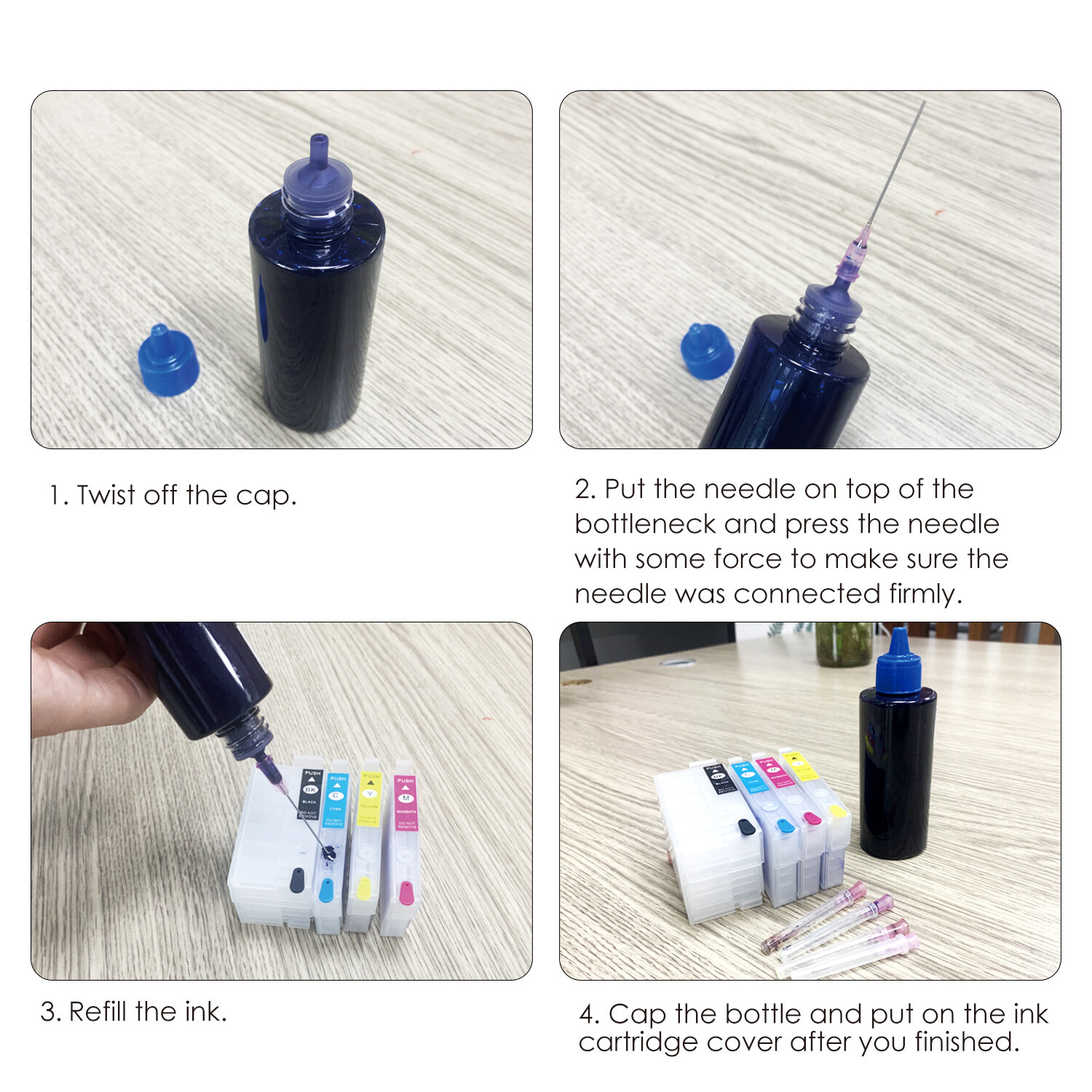 400ML Koala Printer Ink Refill Ink for Epson 664 774 212XL 512 542 544 502 522