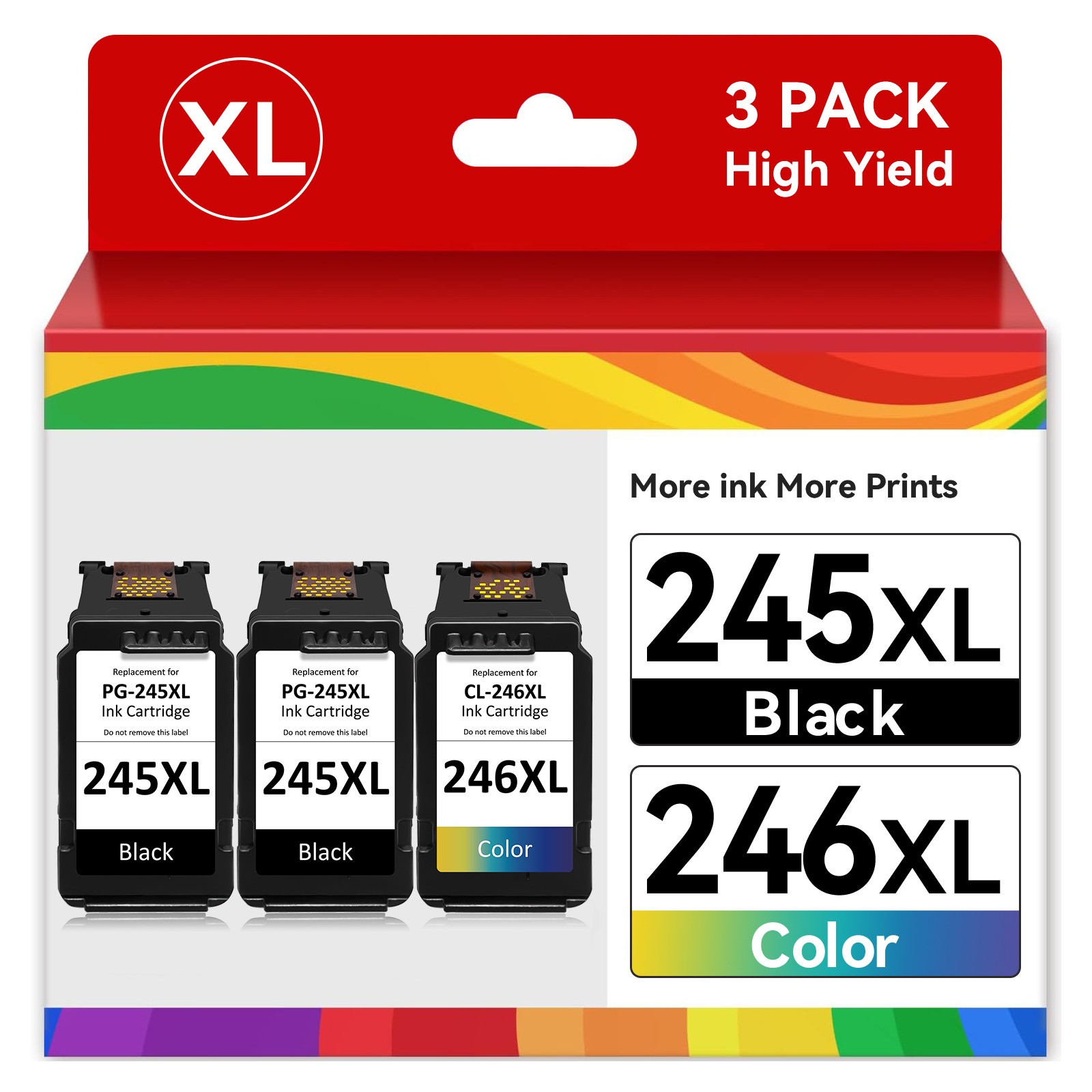 PG 245XL CL 246XL Ink for Canon PIXMA MX490 TS3320 TS3322 TS3300 TS3329 Printer
