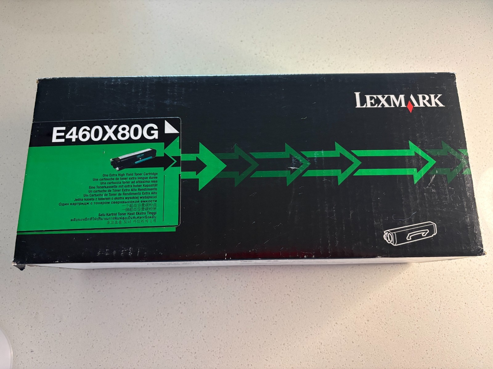 Lexmark Toner Ctg E460X80G Black for Lexmark E-460DN