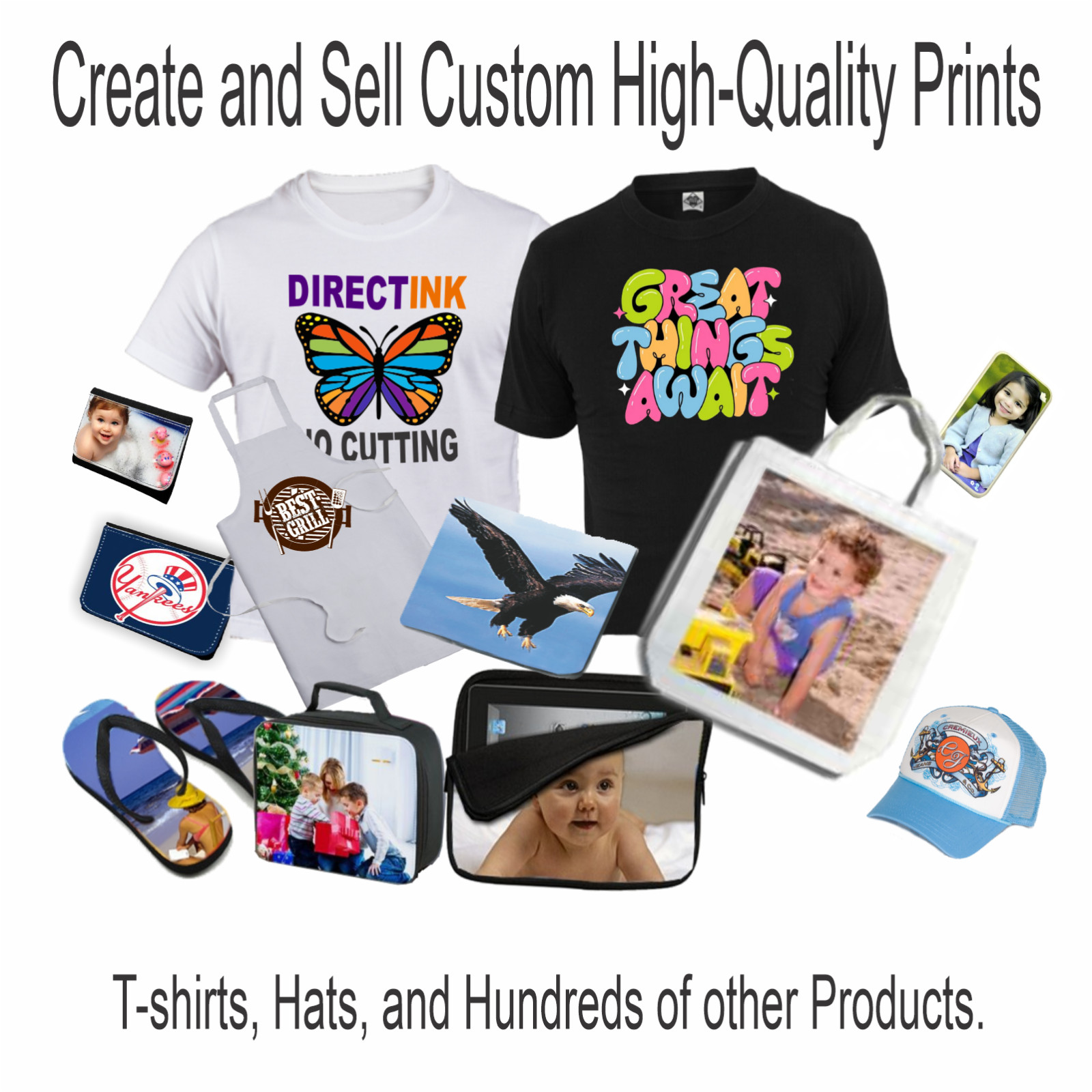 Epson Printer Sublimation ink Kit plus DTF Print T-Shirt Maker Starter Bundle