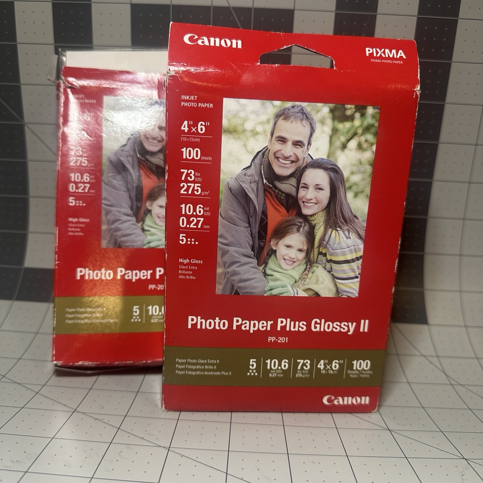 Canon Pixma Photo Paper Plus Glossy II 4×6 inch 4″x6″ 100 and 50 Sheets PP-201