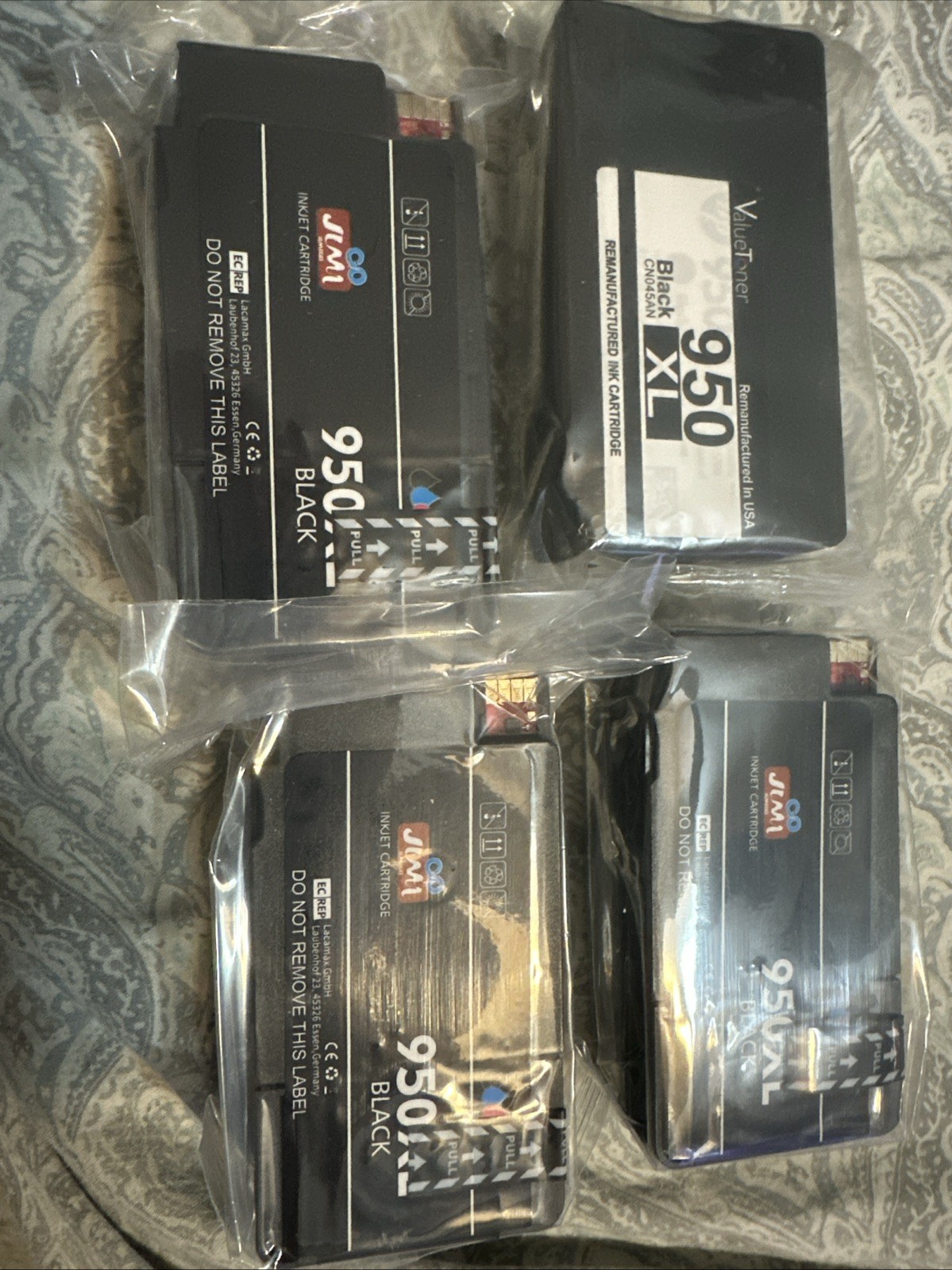 950XL / 951XL Toner Cartridge for Hewlett Packard printers 8100～series, 4 Black