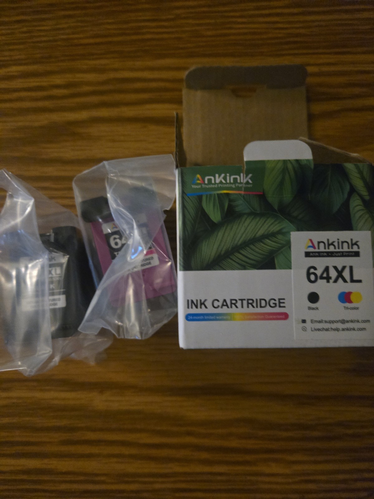 Ankink 64XL Black Color Combo Replacement for HP 64 XL Ink Cartridge HP64 Env…