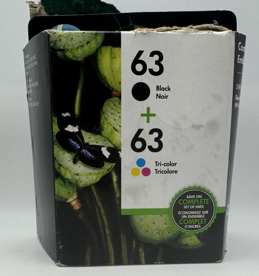 OEM HP 63 Color Ink Cartridge F6U61A