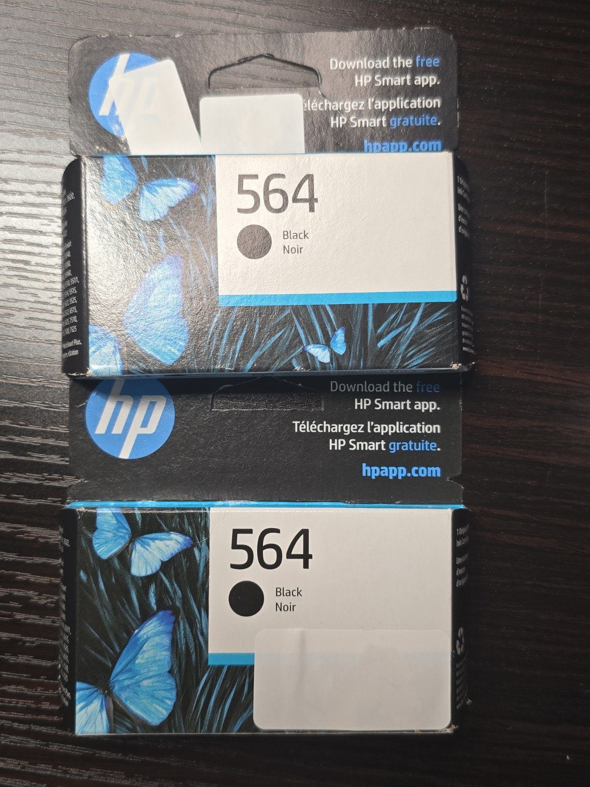 2pk HP 564 Ink Catridge Black Exp 11/2026