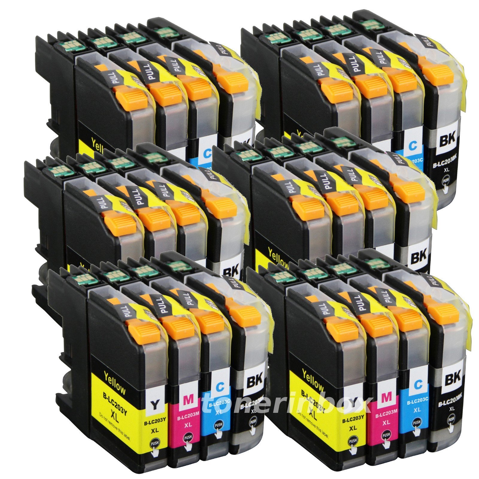 24pk LC203 XL Ink Cartridge For Brother LC201 MFC-J460DW MFC-J480DW MFC-J485DW