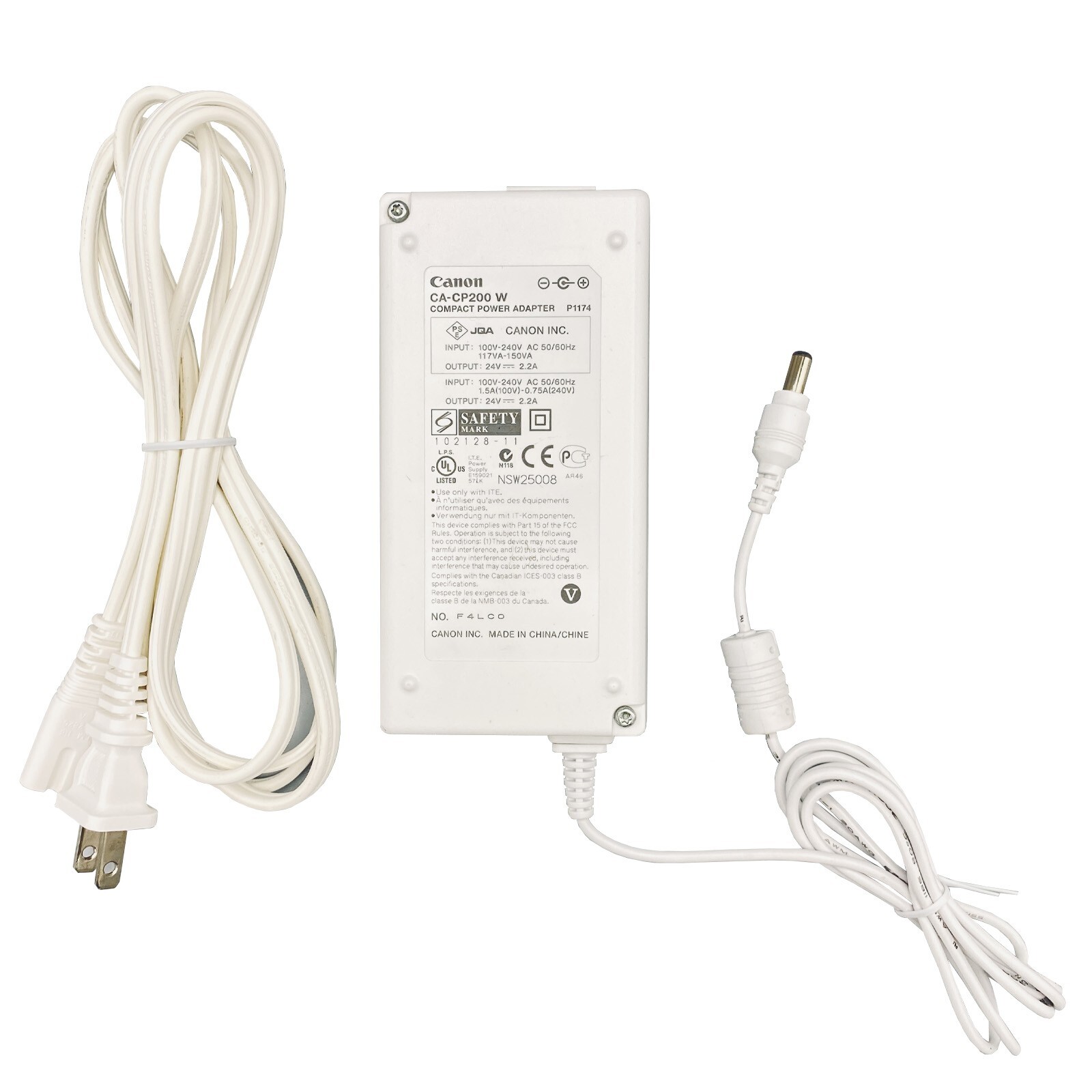 Authentic Canon AC Adapter For SELPHY CP1300 CP1200 CP910 CP1000 XA10