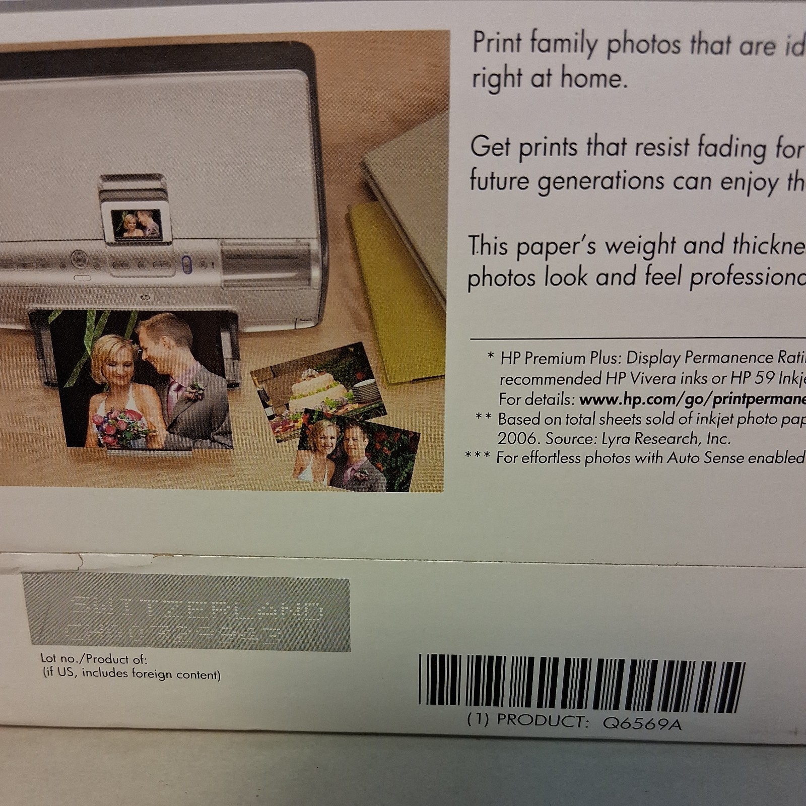 HP Photo Paper 8.5×11 Premium Plus Soft Gloss
