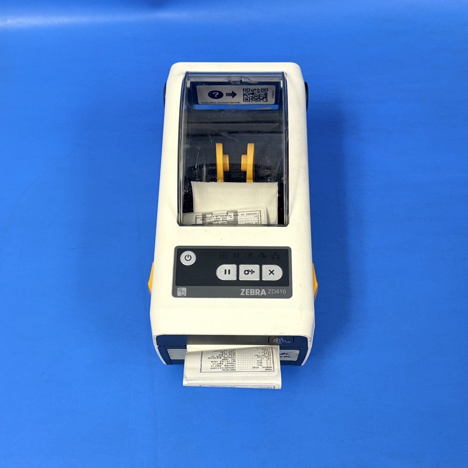 Zebra ZD410 2 inch Direct Thermal Label Printer ZD41H22-D01E00EZ White