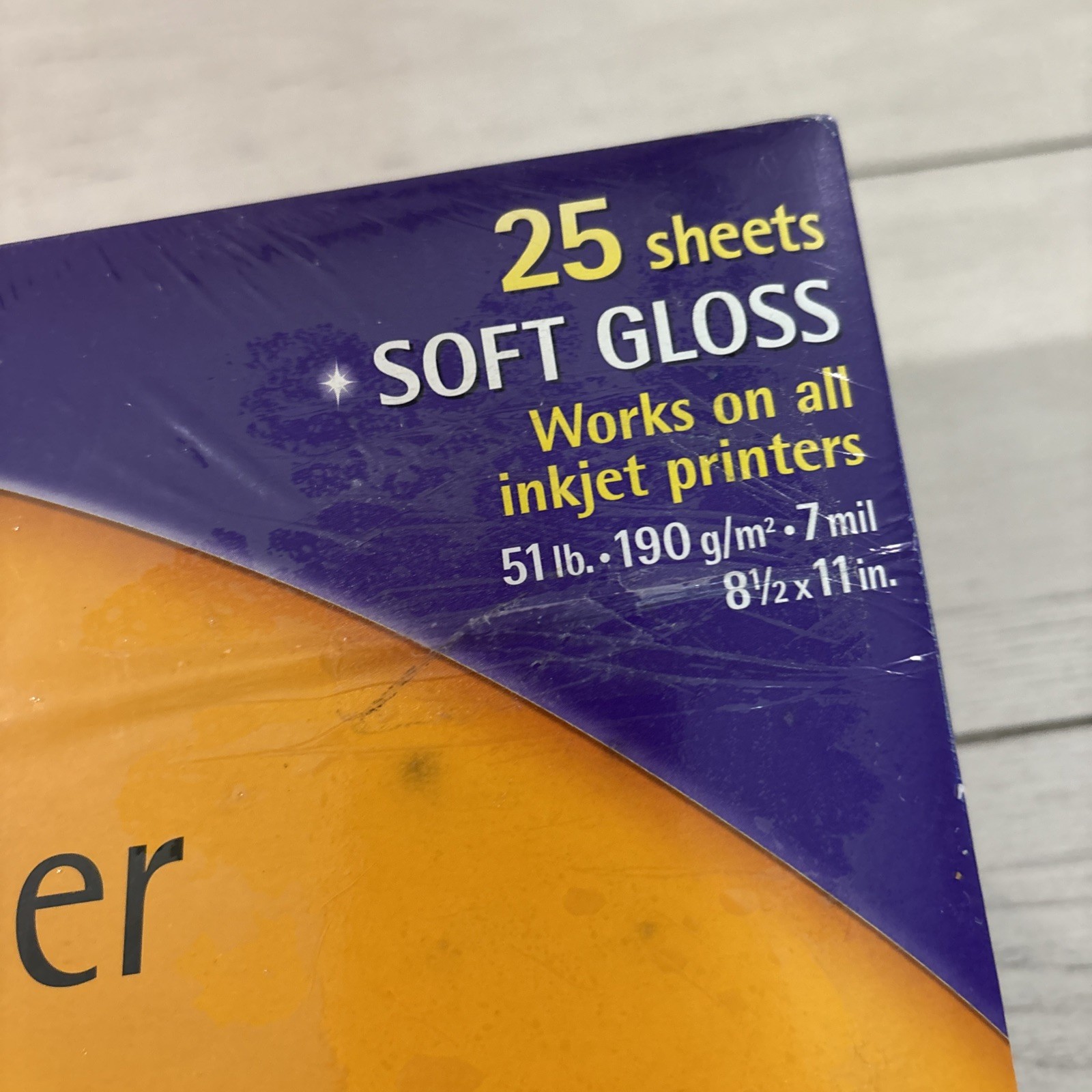 New Sealed Kodak Picture Photo Paper 8 1/2″ x 11″ Soft Gloss 25 Printer Sheets