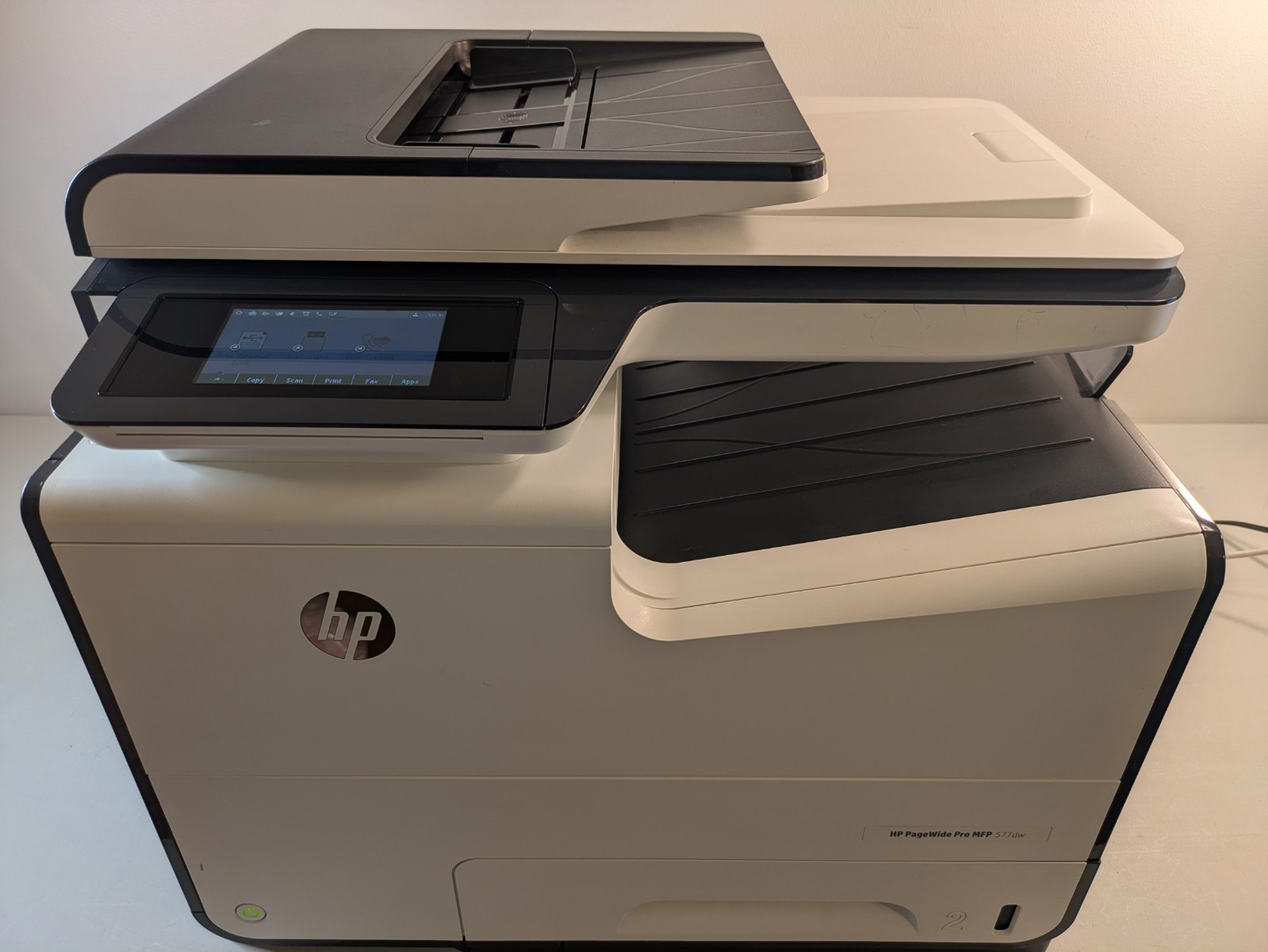 HP PageWide Pro 577dw All-in-One Printer – Ethernet WiFi USB – Cleaned Tested