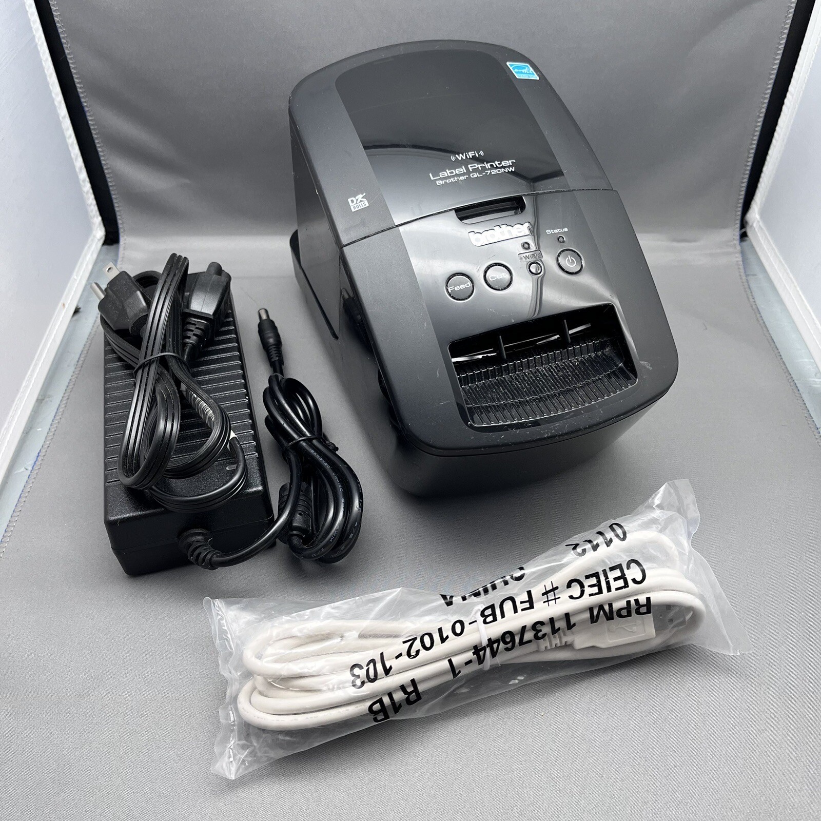 Brother QL-720NW Direct Thermal Label Barcode Printer Ethernet USB B3