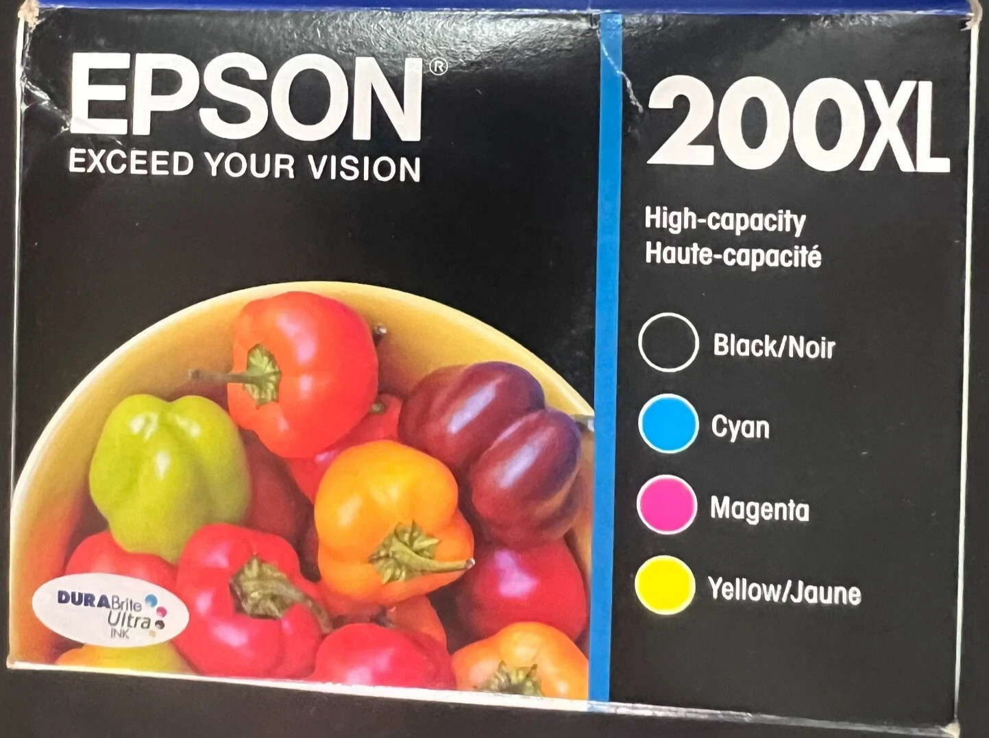 Genuine Epson 200XL Black, Cyan, Magenta, Yellow PLEASE READ DESCRIPTION FR SHIP