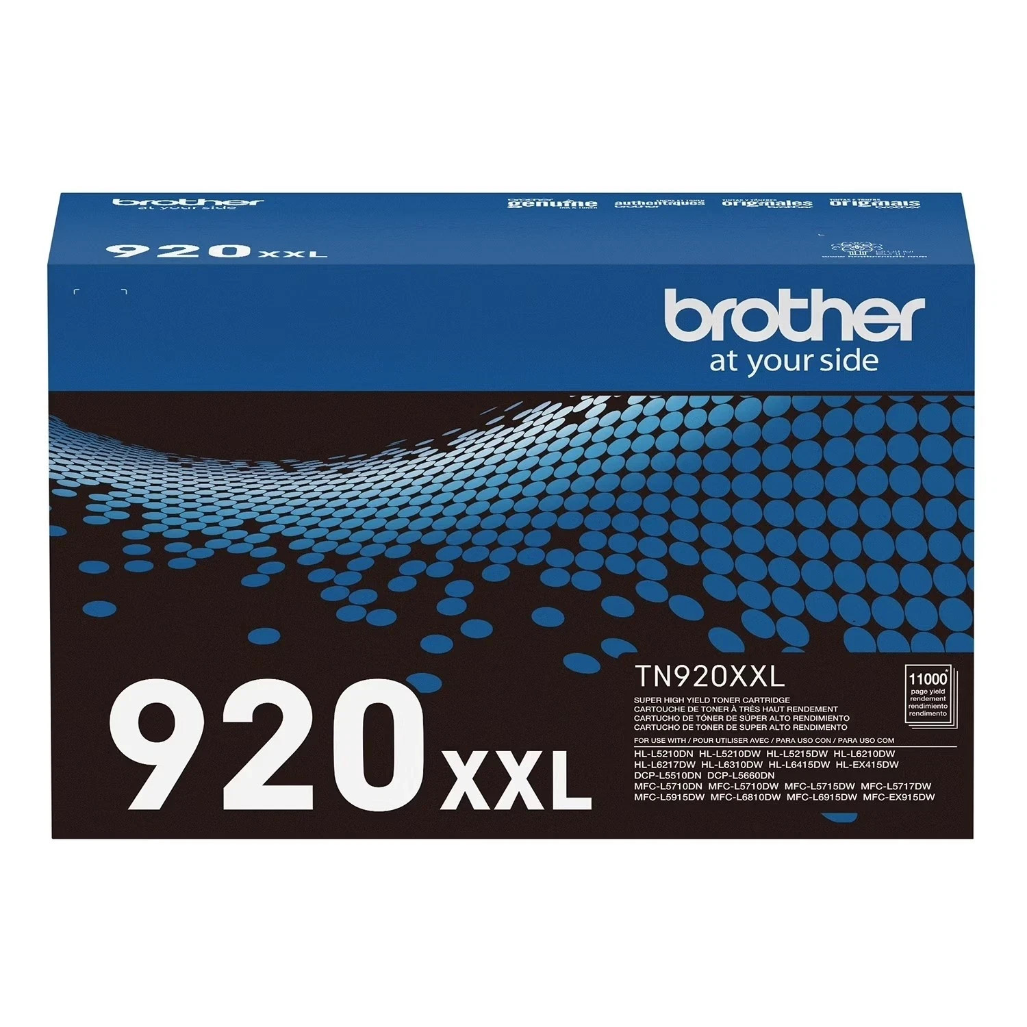 Brother Genuine TN920XXL Black Super High Yield Toner Cartridge