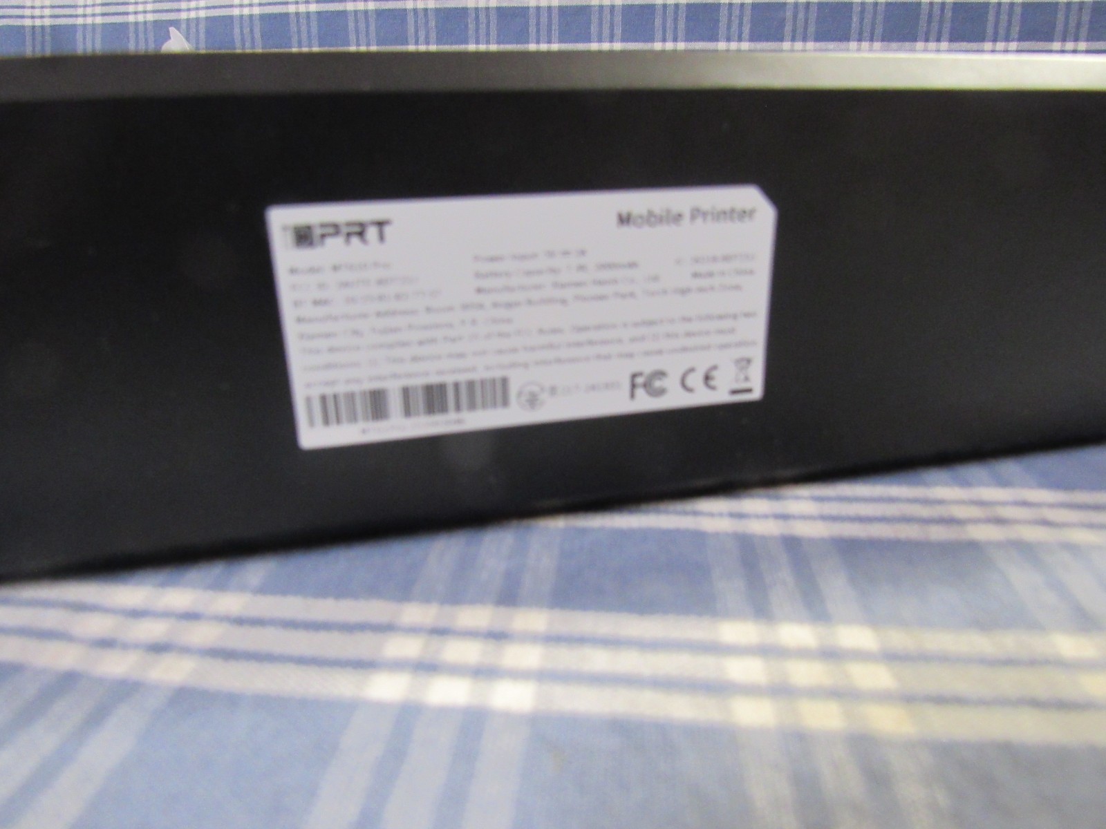 PRT MT610 Pro Mobile Printer Inkless Bluetooth Compact (New Open Box) FREE SHIP.