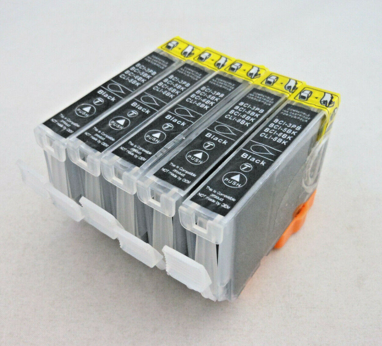 5PK BCI-6 Black Ink Cartridge for Canon Pixma iP8500 iP6000d iP5000 iP4000 MP780
