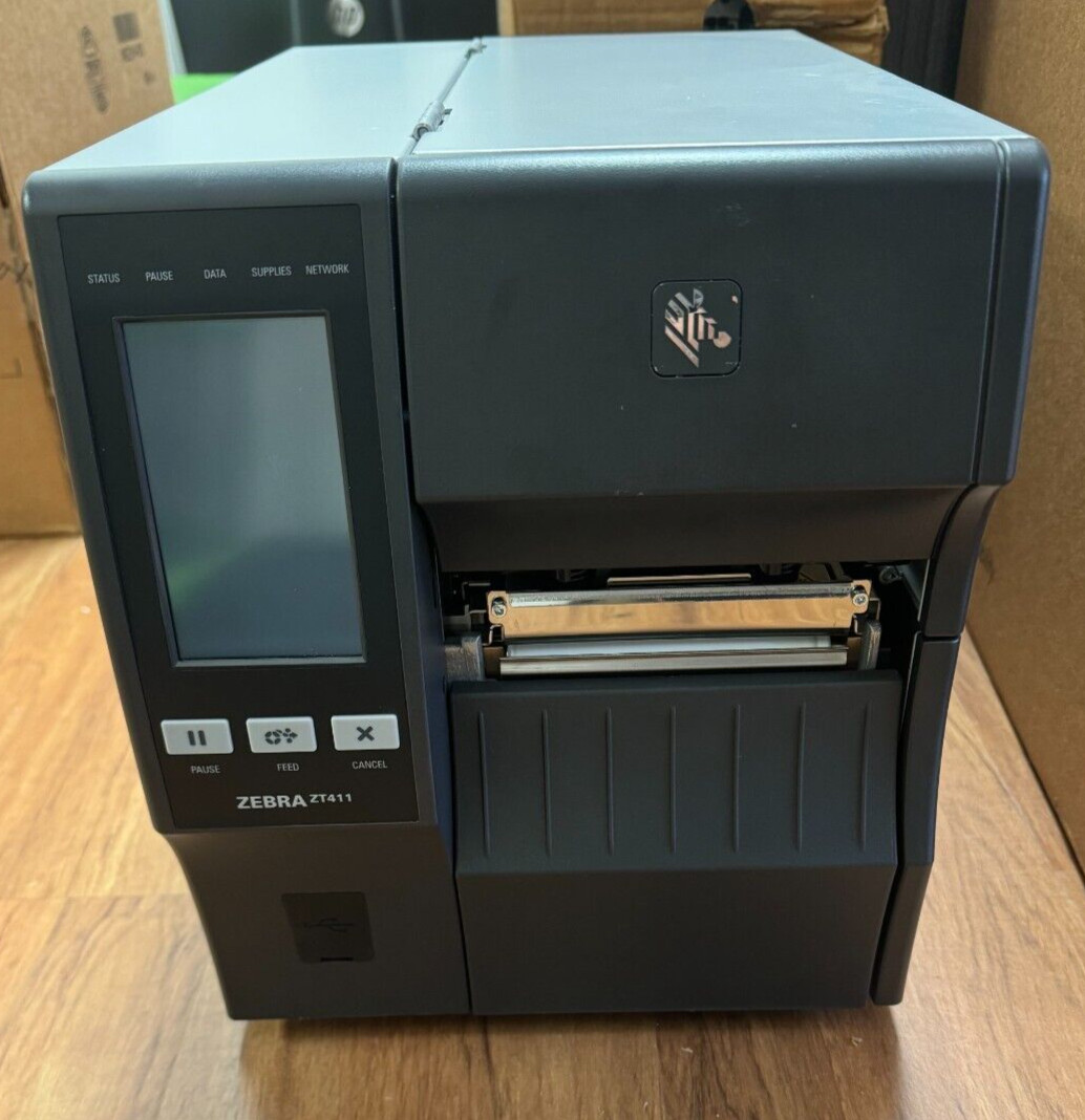 Zebra ZT411 ZT41142-T01A000Z 203 DPI Thermal Network Label Printer