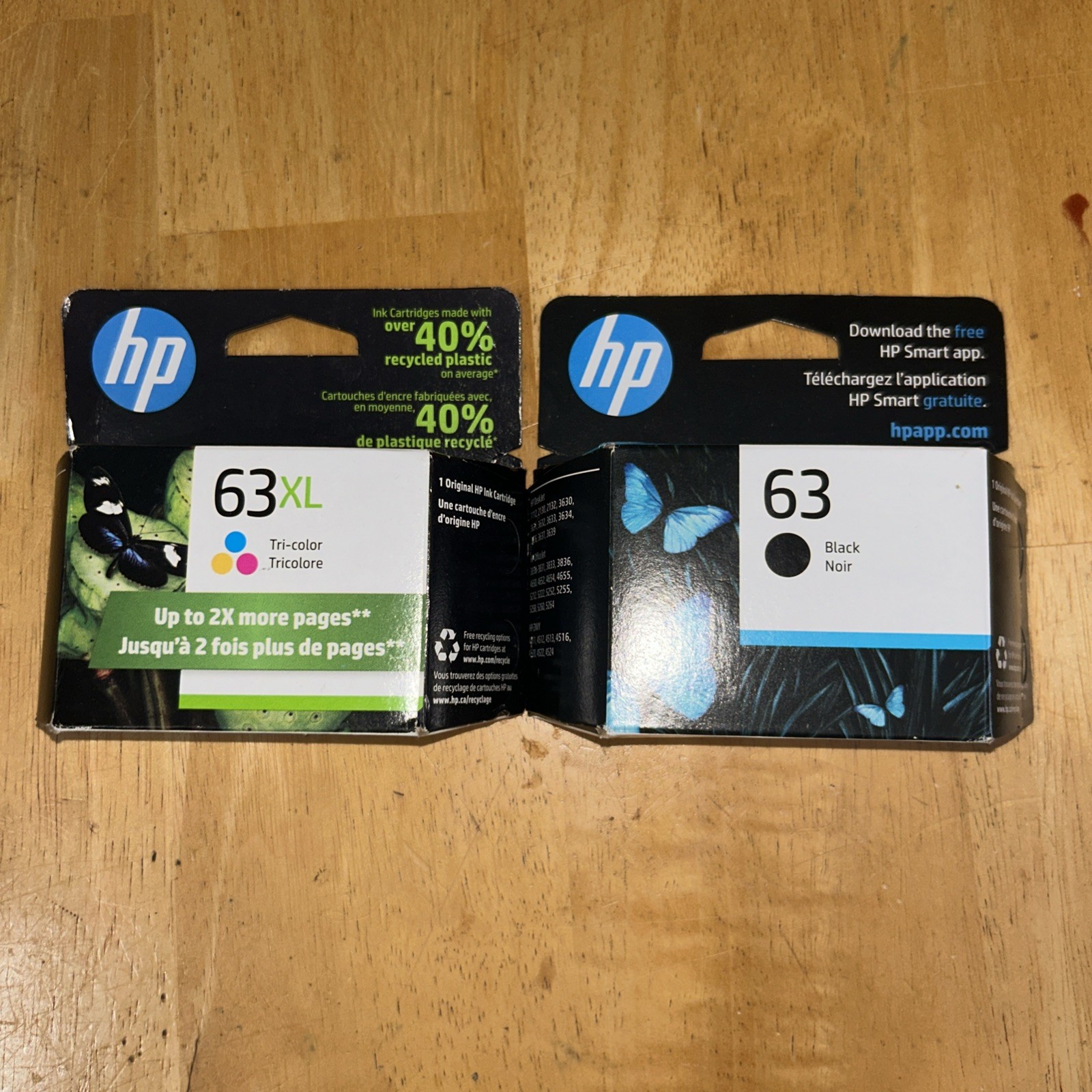 Genuine HP 63XL Black & Tri-color Ink Cartridges Combo 2023/2024