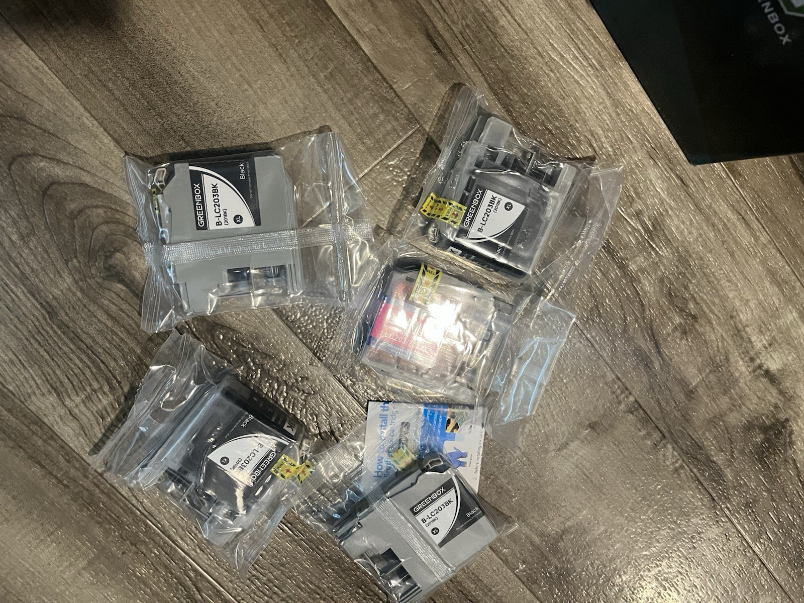 Greenbox Compatible Inkjet Cartridges for Brother LC203 BK/M