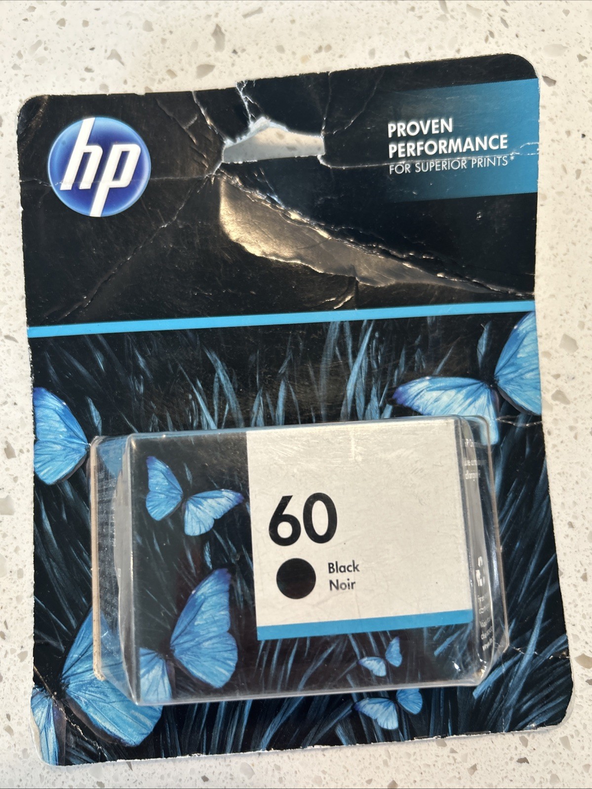 HP 60 Black Printer Ink Genuine OEM 5-2016 Expiration Deskjet Envy Photo Smart
