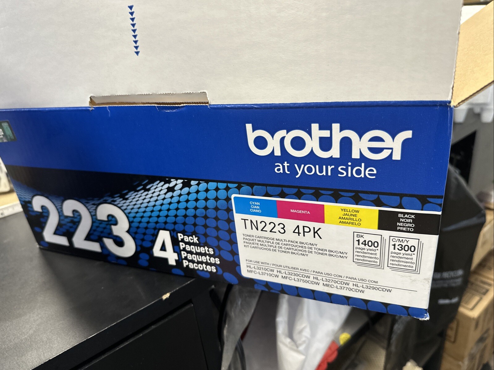 Brother Standard-Yield Toner – Pack of 4 (Black/Cyan/Magenta/Yellow)