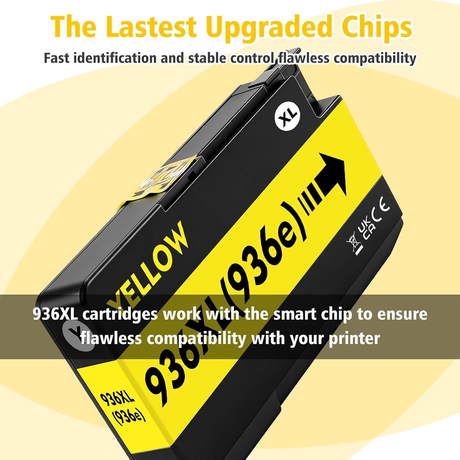 936E 936XL Ink Cartridge (4-Pack) for HP OfficeJet 9120 9135e 9120e 9110 9730e