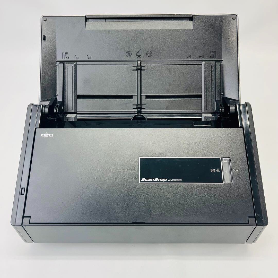 Fujitsu ScanSnap iX500 USED Document Scanner FI-IX500 w/Adapter Cable From japan