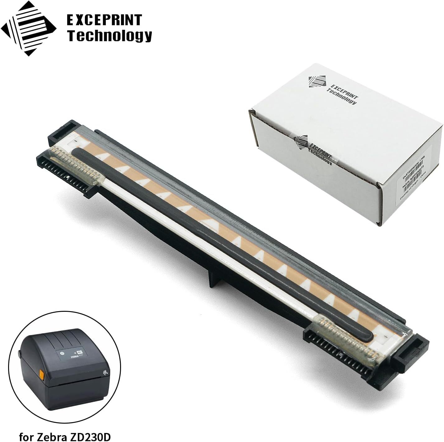New Printhead for Zebra ZD230D ZD220D Thermal Label Printer 203dpi P/N P1115689