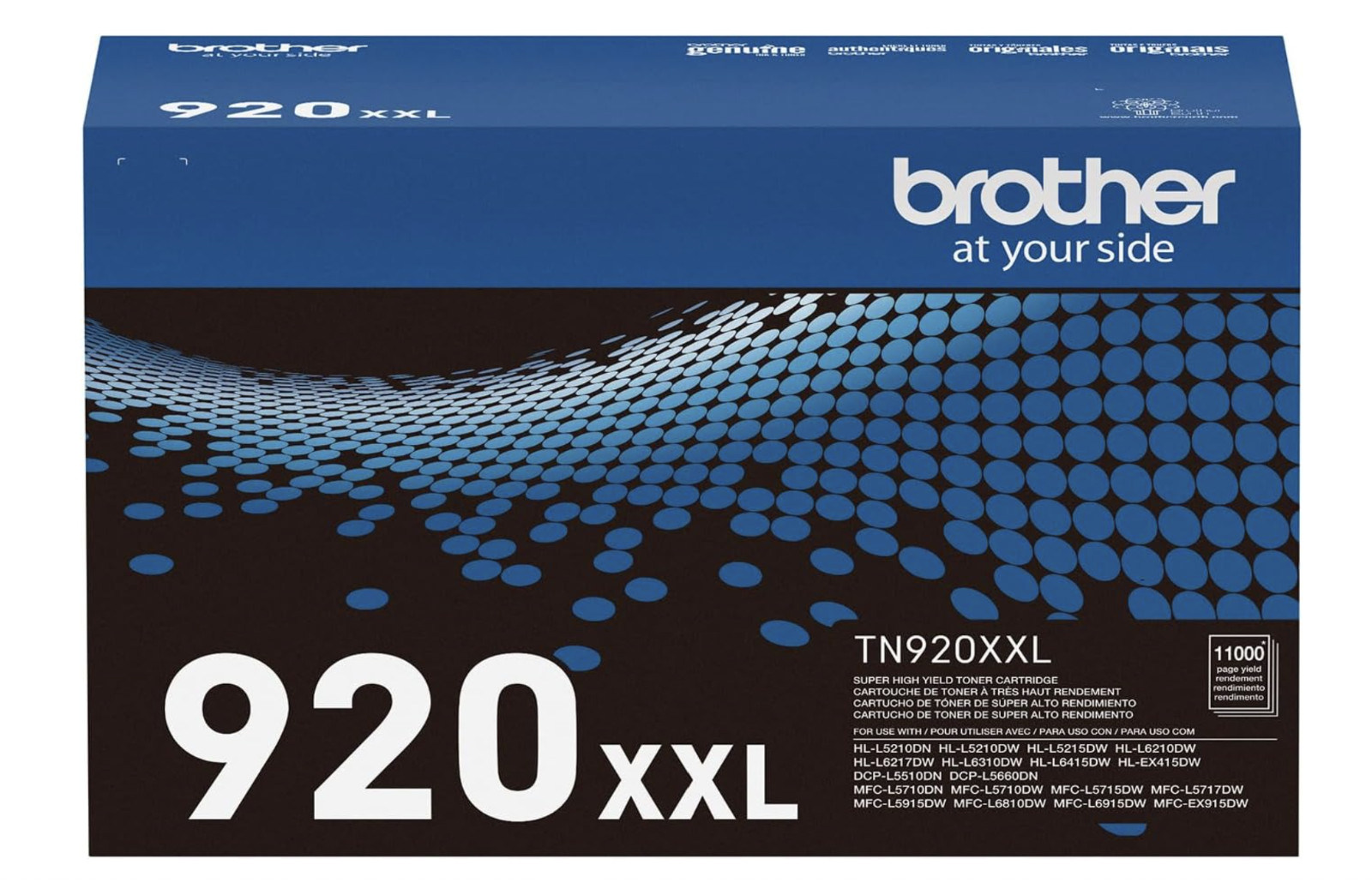 New Brother TN920XXL Super High-yield Black Toner Cartridge – 11,000 Pages