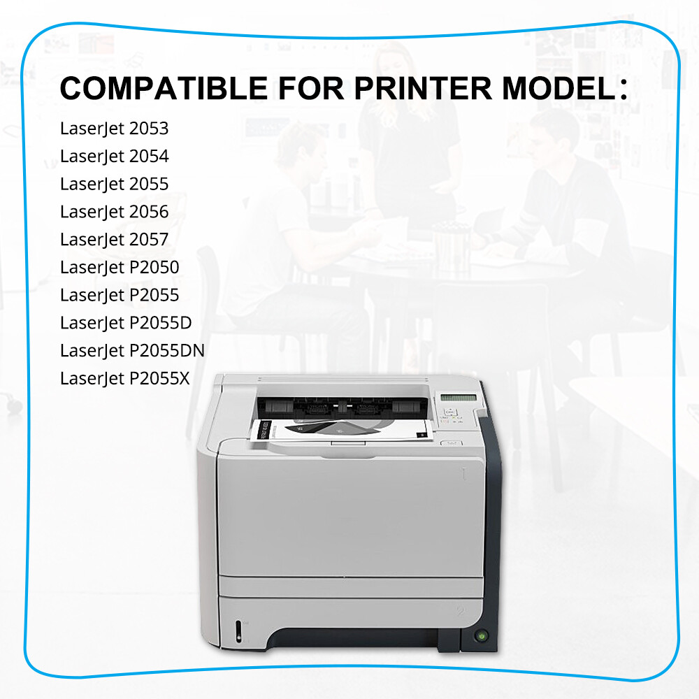 10PK CE505X 05X Laser Toner Cartridge For HP LaserJet P2055dn P2055X Printer