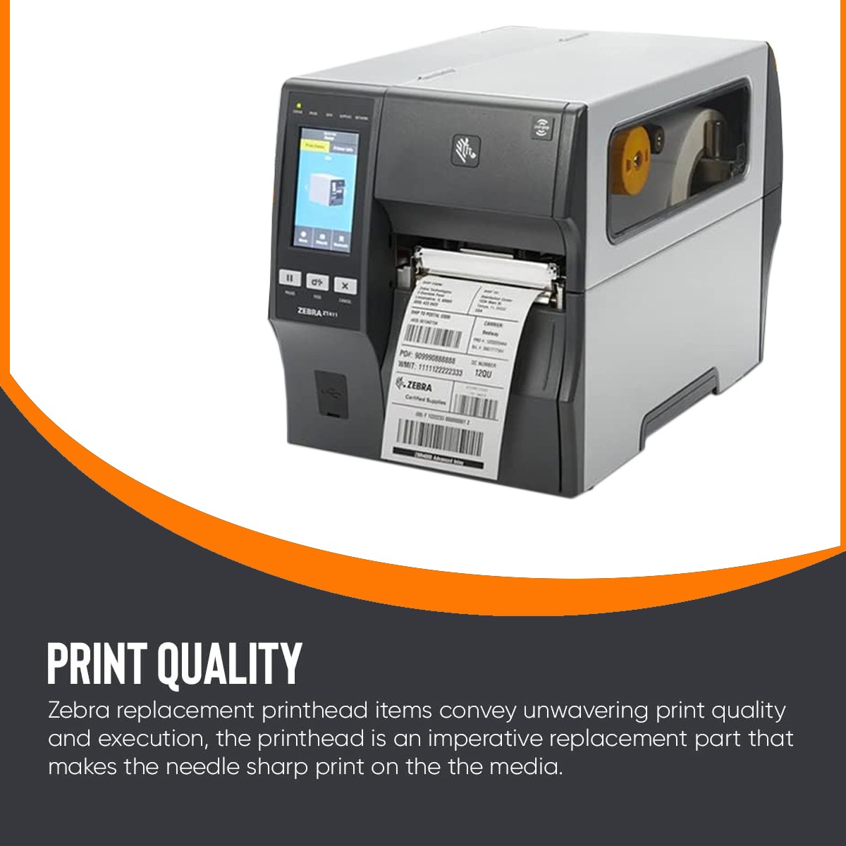 P1058930-009 New Printhead for Zebra ZT410 ZT411 Thermal Printer 203dpi