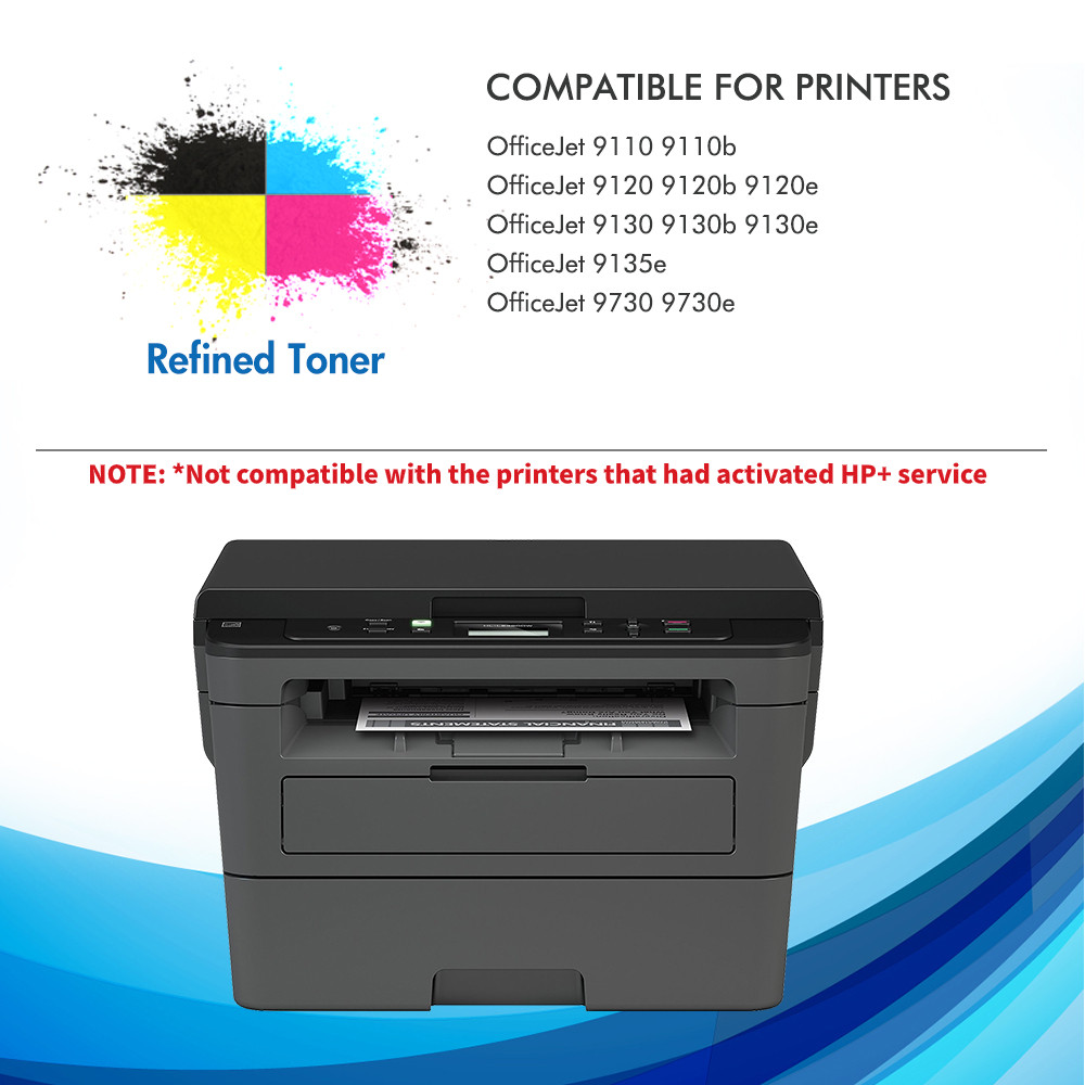936e Compatible Ink Cartridge with HP 936XL OfficeJet Pro 9125e 9135e 9730e 9135