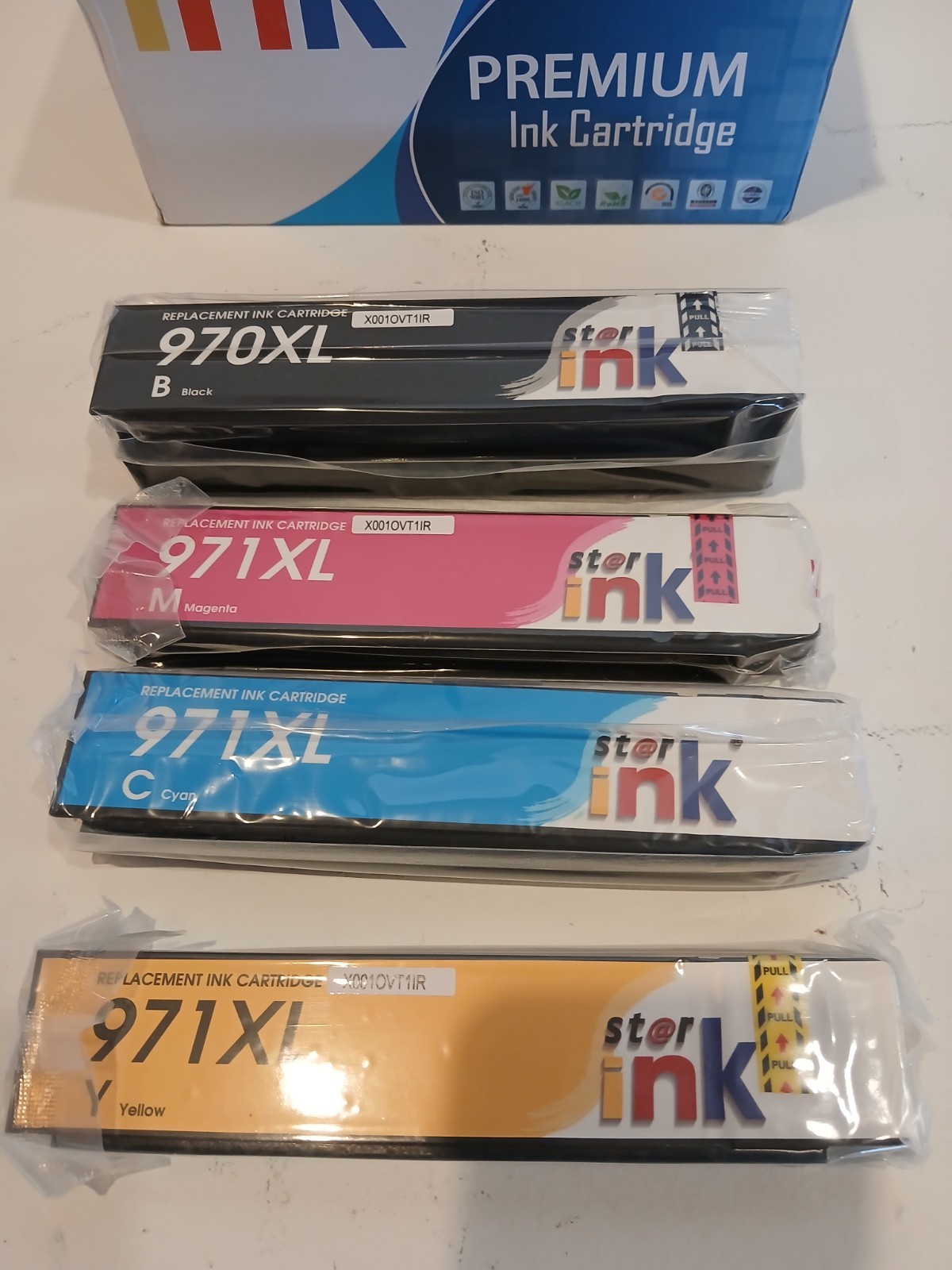 970XL 971XL Ink Cartridges High Yield 4 Pack Replacement for HP 970XL 971XL 9…