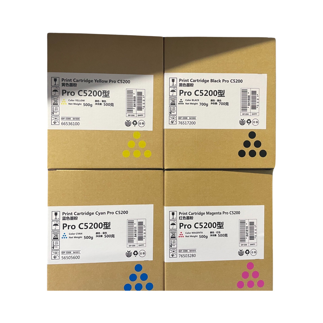 Ricoh Pro C5200 C5210 Cyan, Magenta, Yellow, Black Compatible