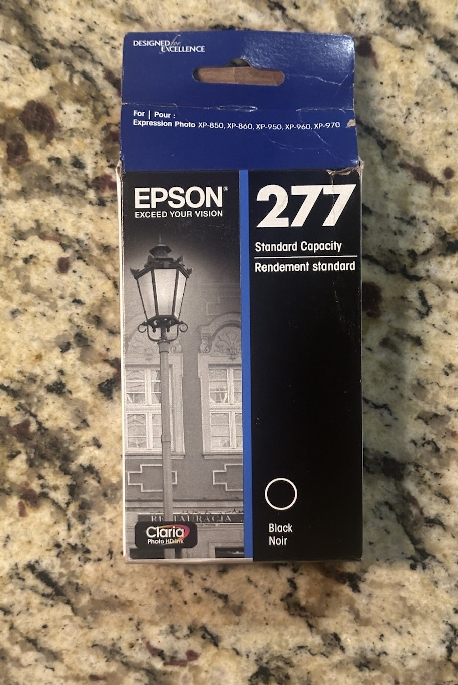Epson 277 Black Ink Standard Exp 03/2028 for XP850 XP860 XP950 XP960 XP970