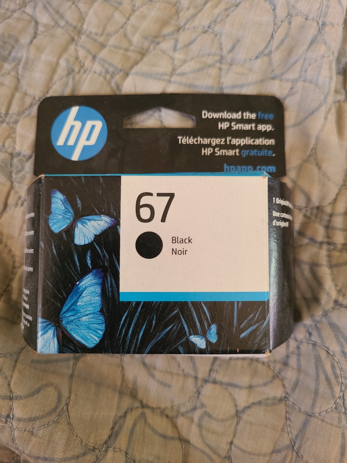 Lot Of 2 HP Black Ink And Tri Color Cartridge 67 Unopened