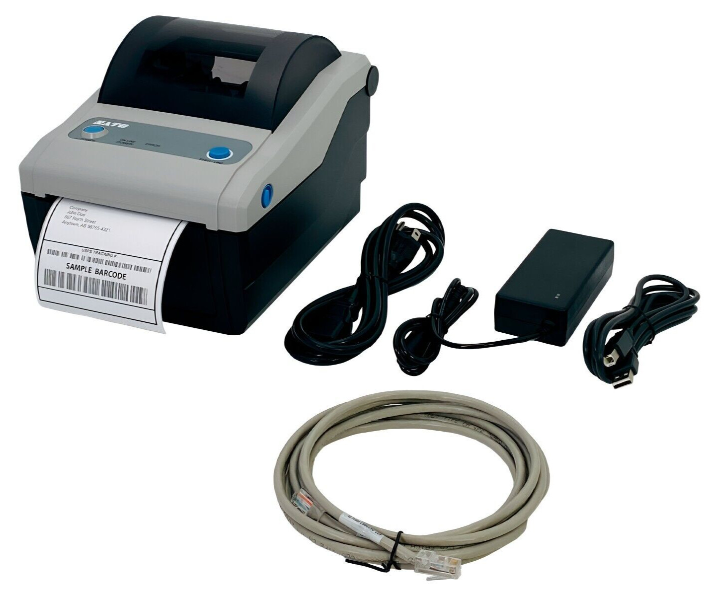 SATO CG412DT-LAN Thermal 4×6 Label Printer for Shipping Shipstation Shippo