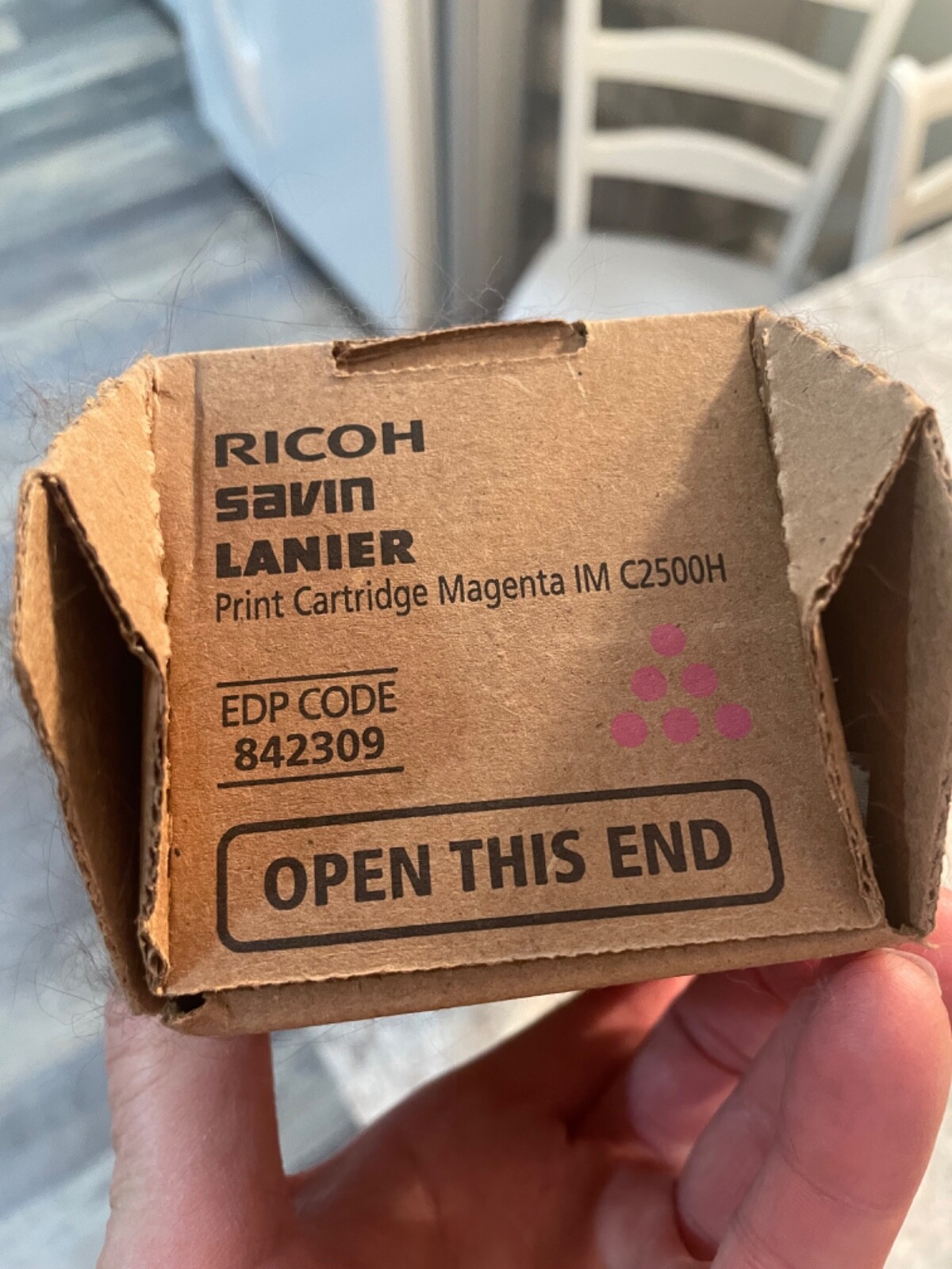Ricoh Savin Lanier Magenta Color Toner Cartridge Set for IM C2500H