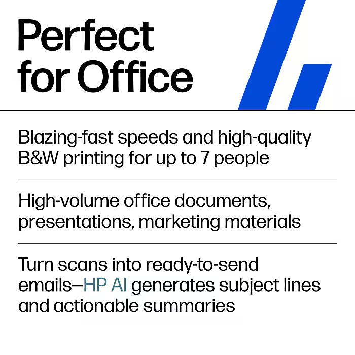 HP LaserJet Pro MFP 3101fdw Wireless Black & White All-in-One Printer