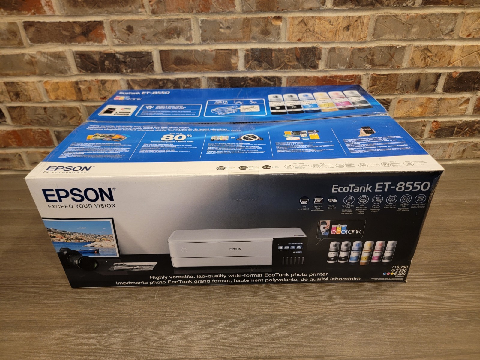 As Is Epson EcoTank Photo ET-8550 Color Inkjet All-In-One Won’t feed paper