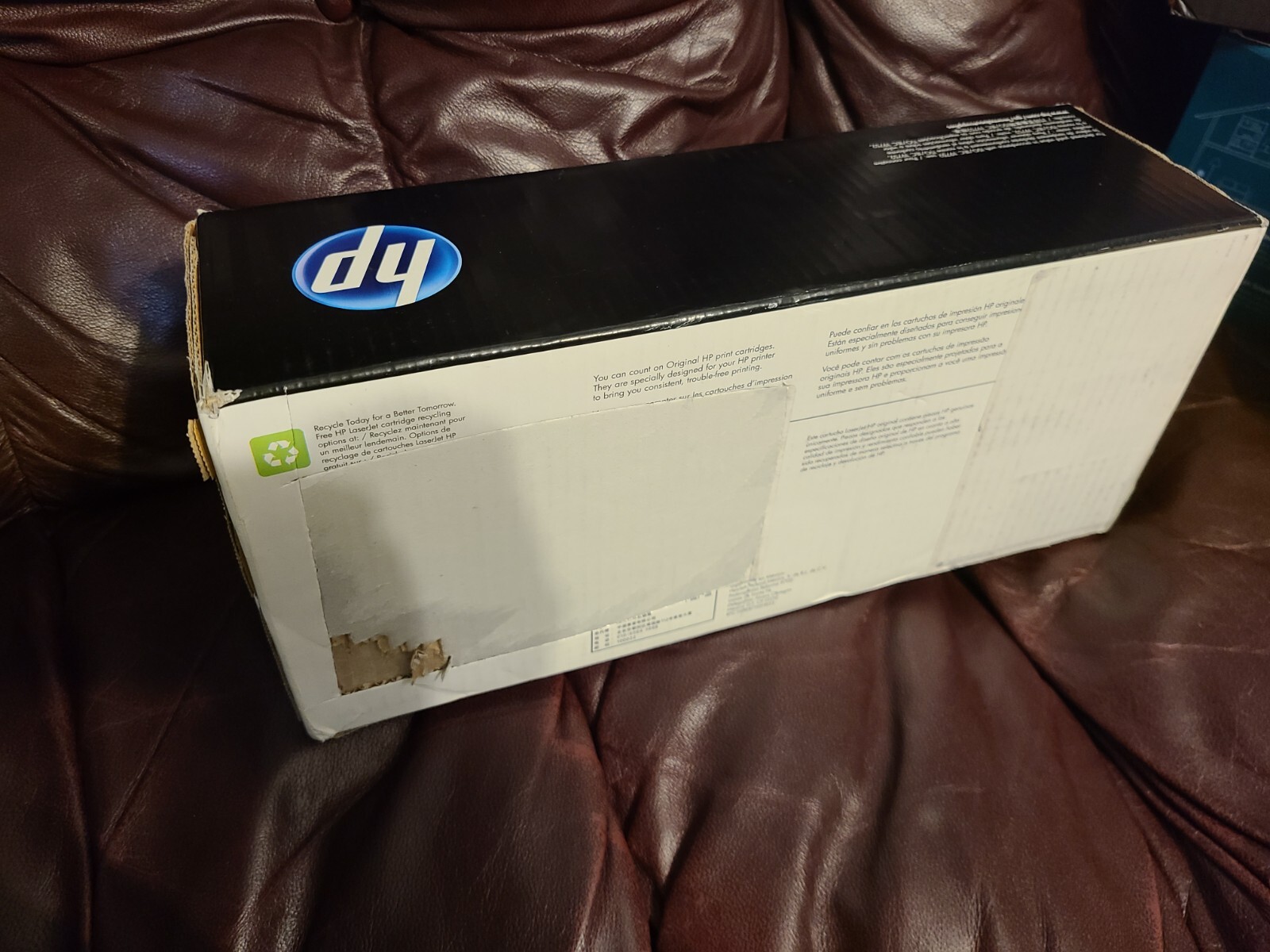 HP LaserJet 49A Black Q5949A box is open but item is new