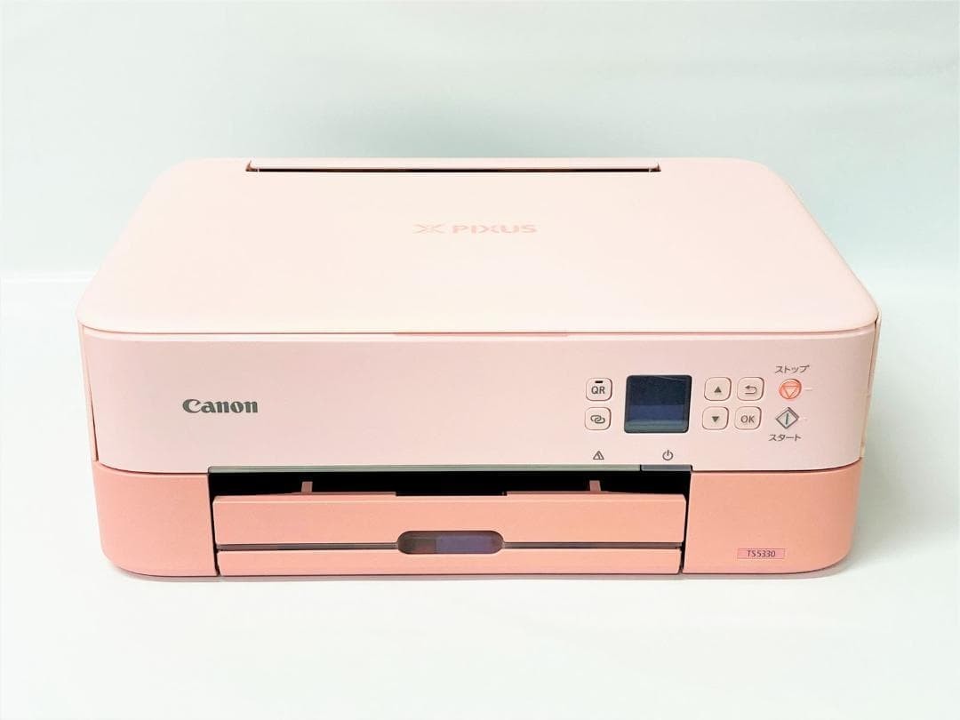 Canon PIXUS TS5330 Pink Printer A4 Inkjet Multifunction Used Tested JP