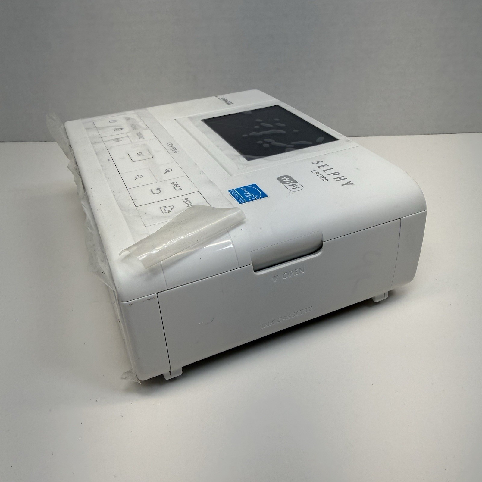 Canon SELPHY CP1300 Compact Photo Printer White No Power Tested New Without Box